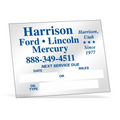 Individual Clear Static Cling Decals for Car Windshield (2"x2 1/2")
